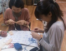 お裁縫教室を開催しました！　～編み物編～